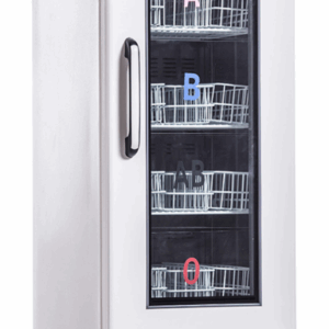 4°C Blood Bank Refrigerator Single Glass Door Refrigerator
